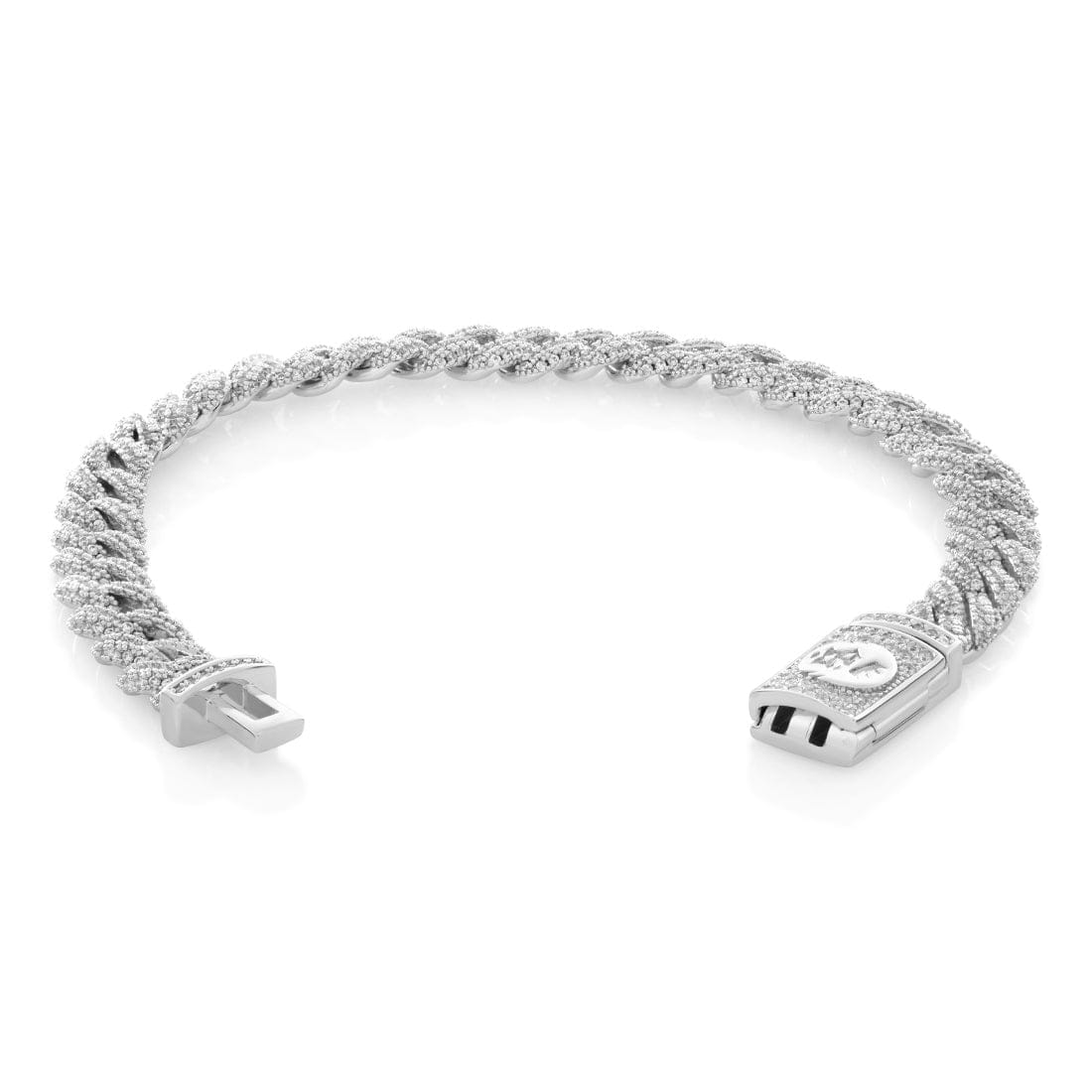 8mm Iced Miami Cuban Link Bracelet - Image 5