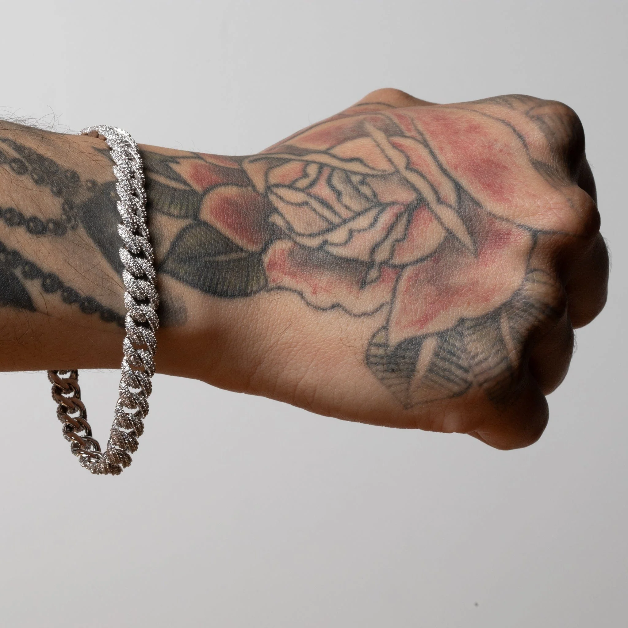 8mm Iced Miami Cuban Link Bracelet - Image 6