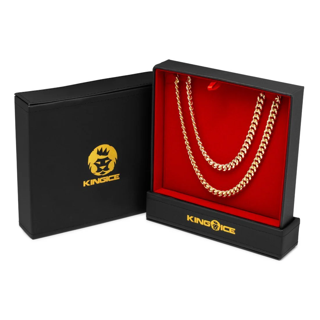 8mm Miami Cuban Link Chain Choker Set - Image 5