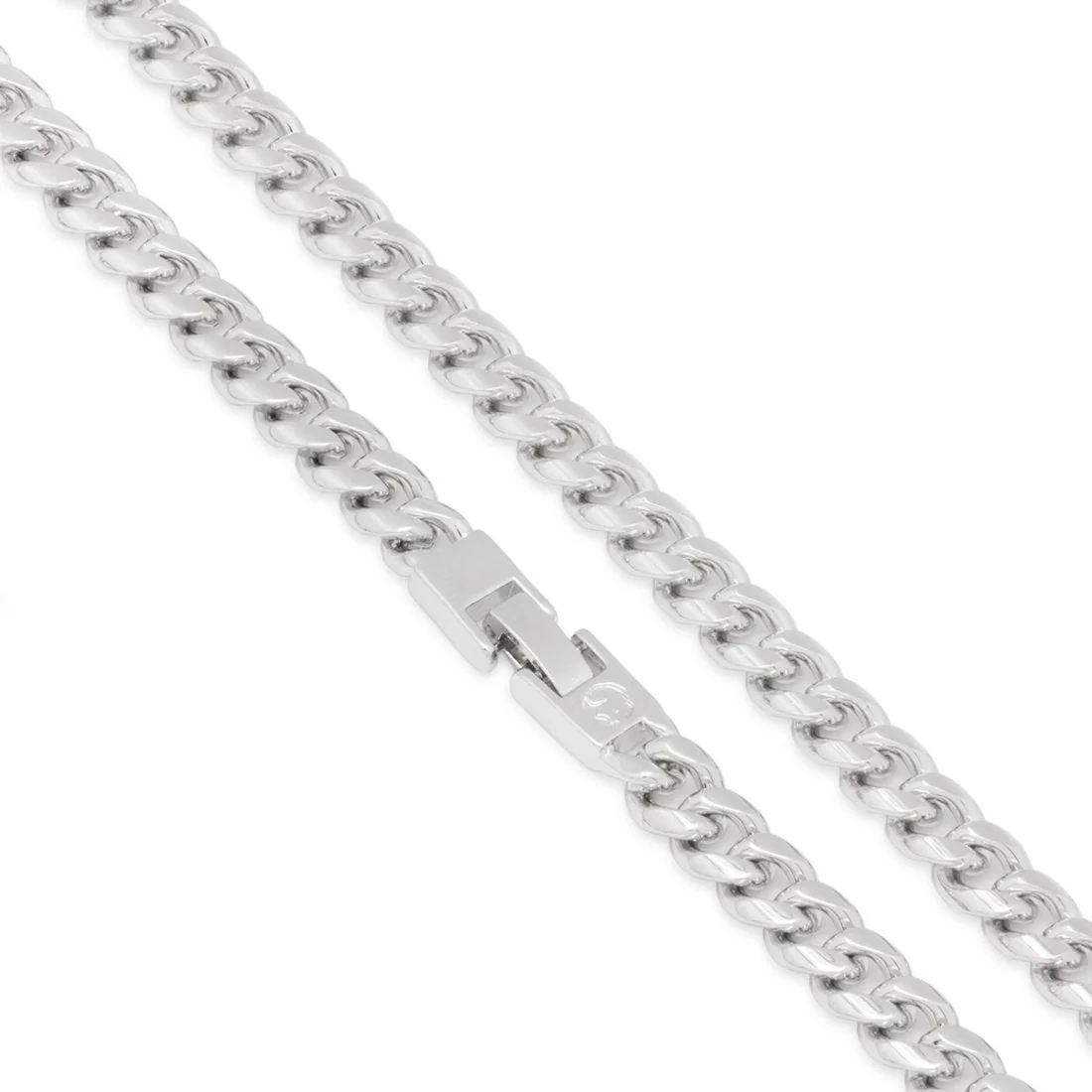 8mm Miami Cuban Link Chain Choker Set - Image 8