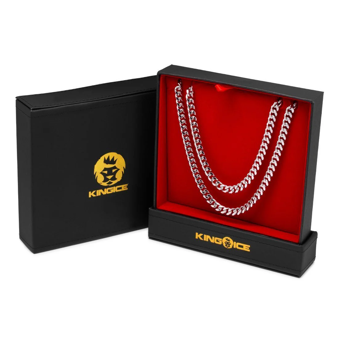 8mm Miami Cuban Link Chain Choker Set - Image 9