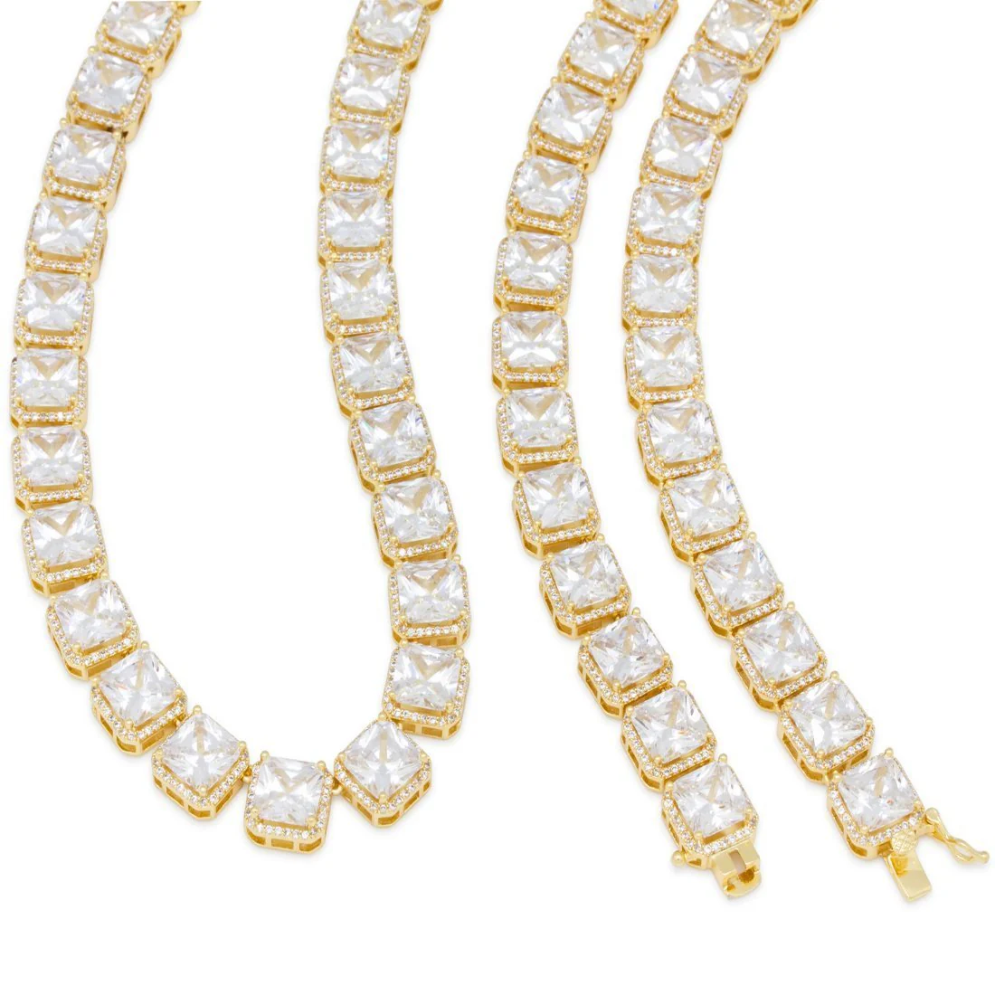 8mm Princess-Cut Tennis Chain - Image 3