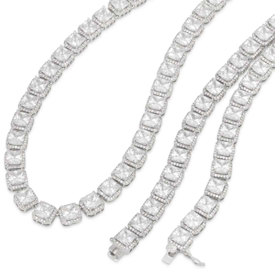 8mm Princess-Cut Tennis Chain - Image 6
