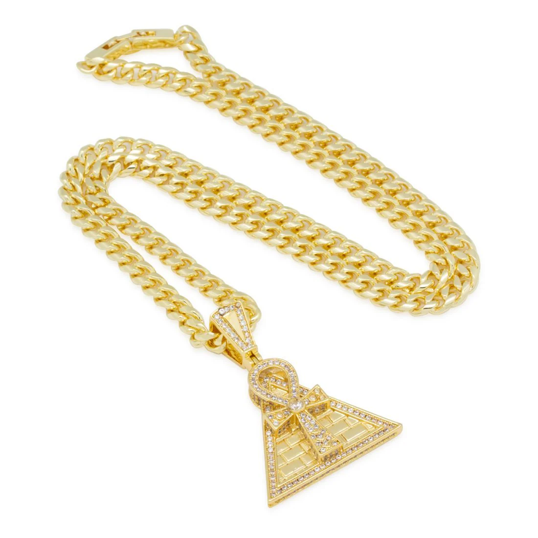Ankh Key Pyramid Necklace - Image 3