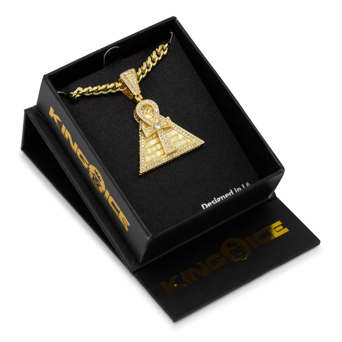 Ankh Key Pyramid Necklace - Image 4