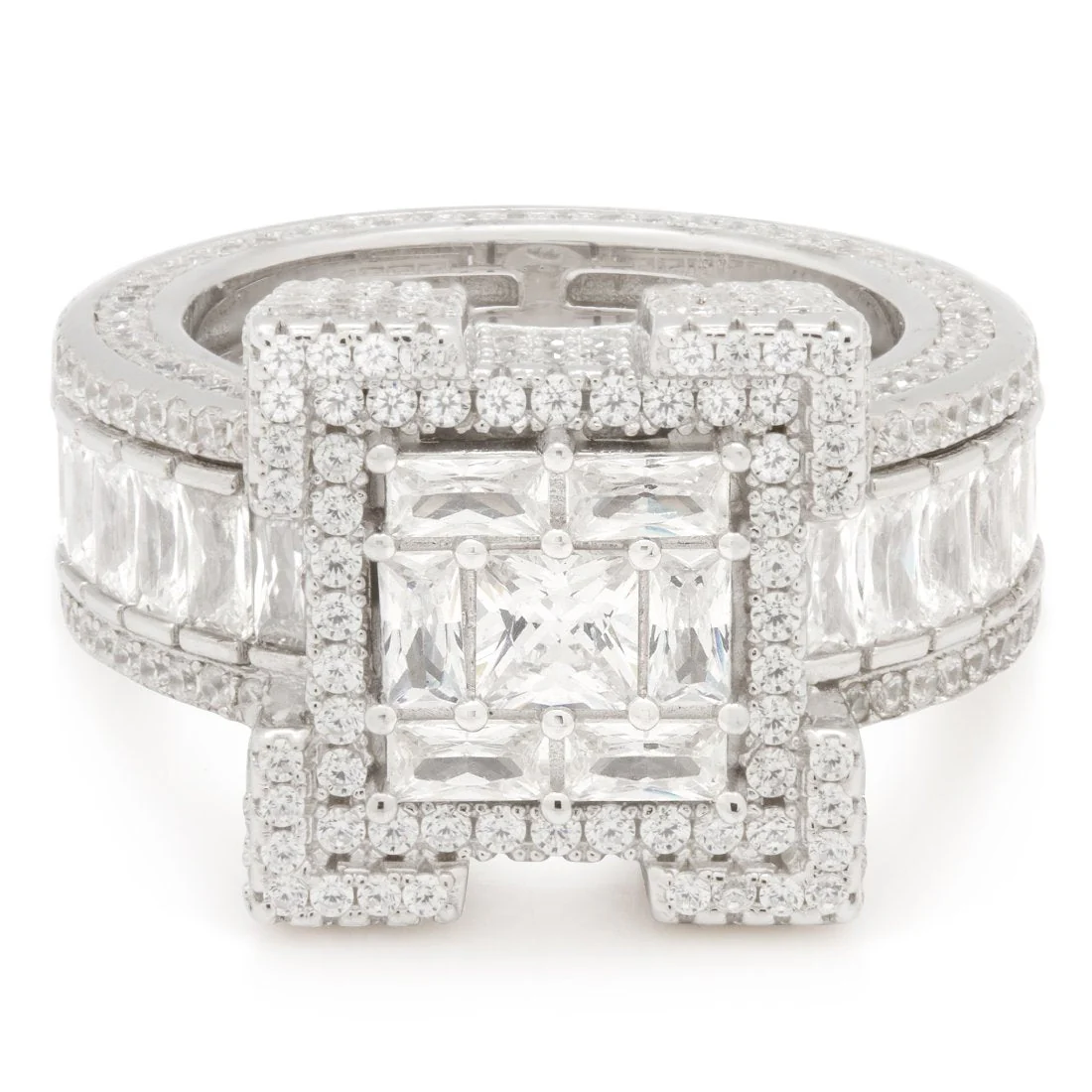 Baguette-Cut Platform Ring - Image 6