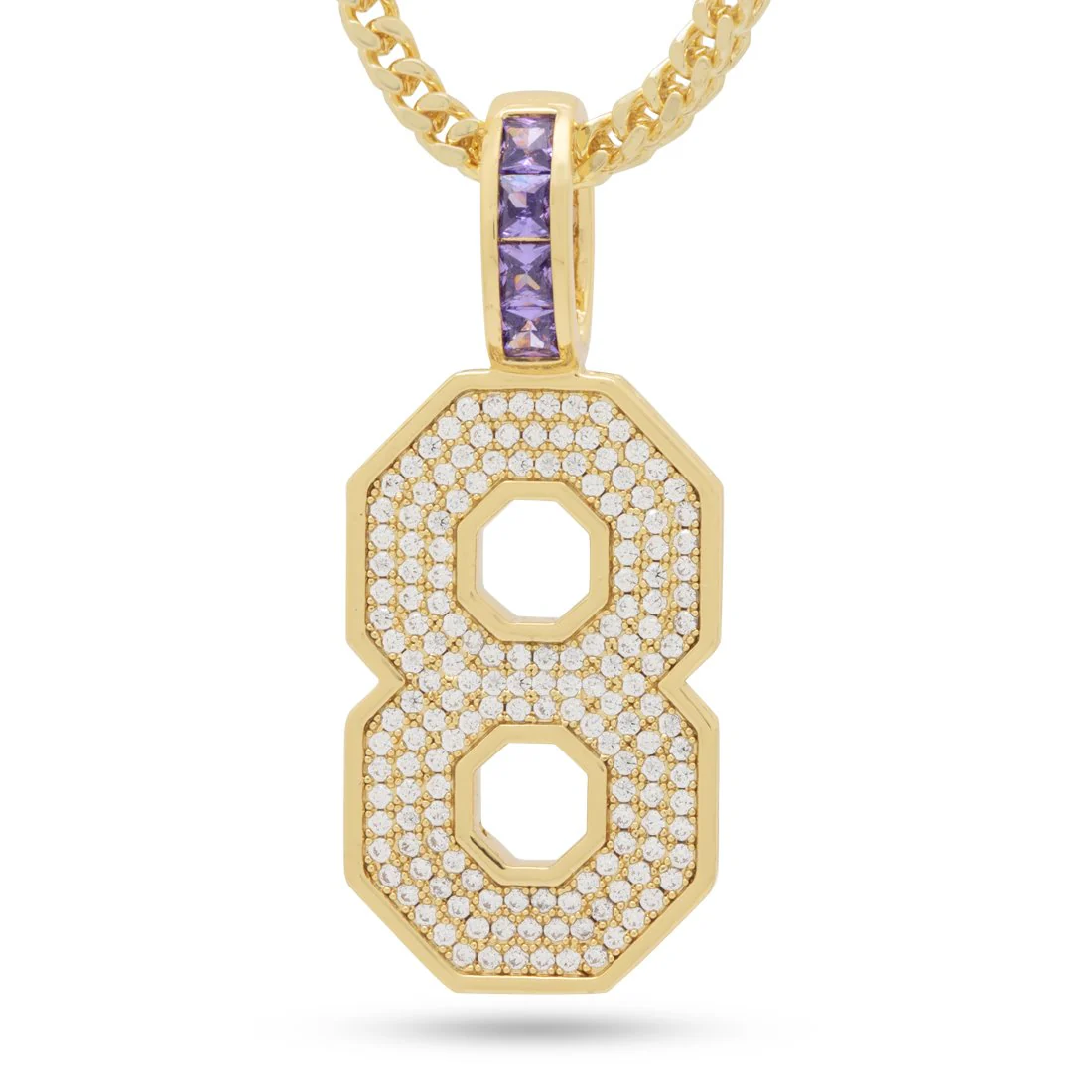 Black Mamba Classic Number 8 Necklace - Image 2