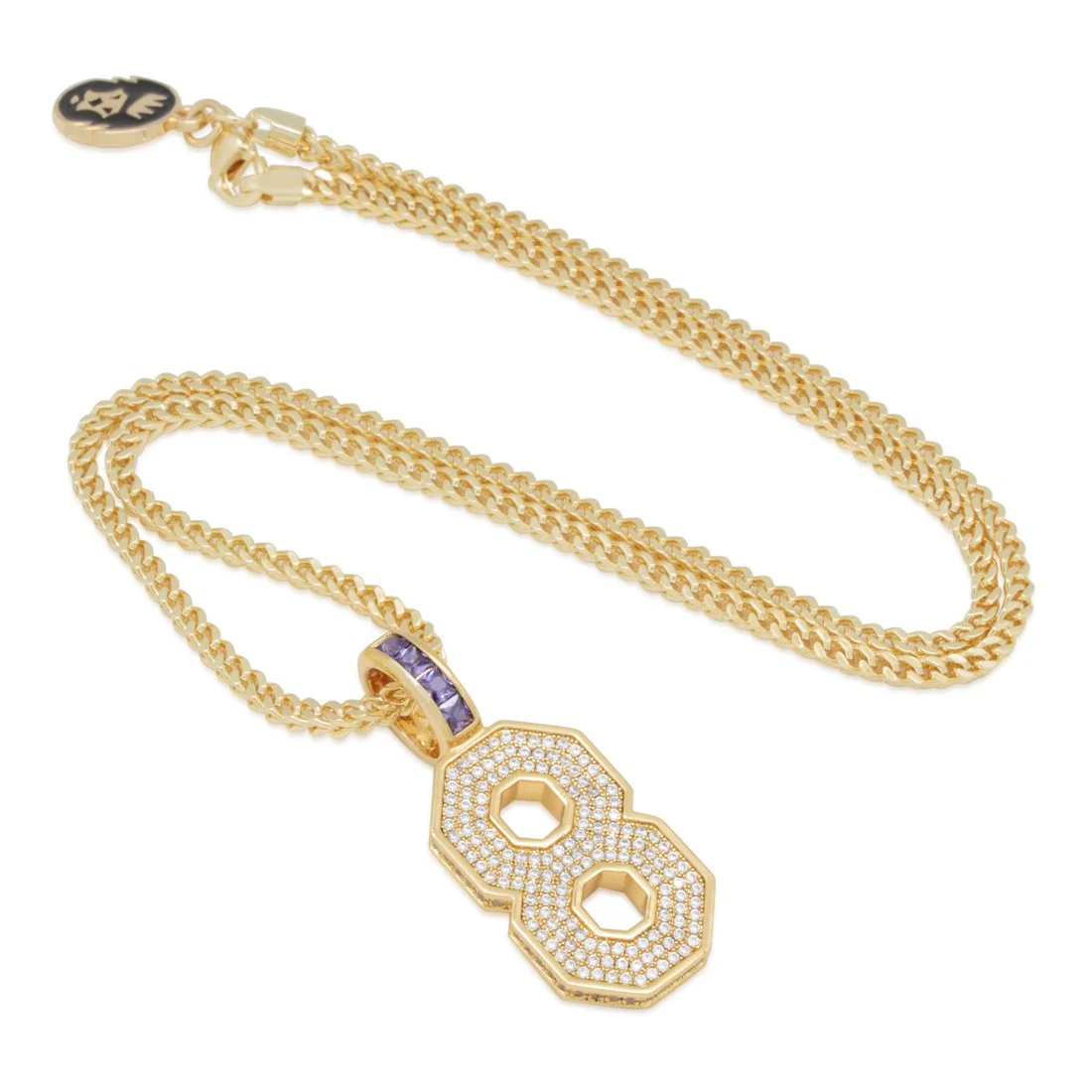 Black Mamba Classic Number 8 Necklace - Image 4