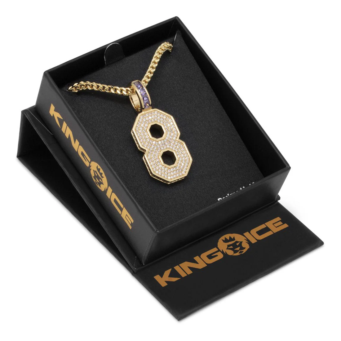 Black Mamba Classic Number 8 Necklace - Image 5
