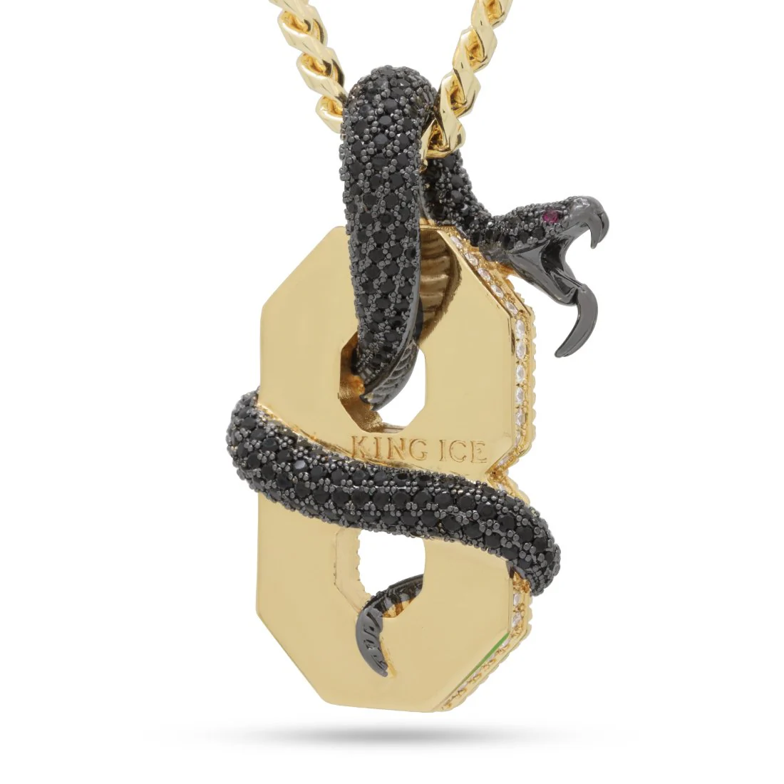 Black Mamba Number 8 Necklace - Image 3