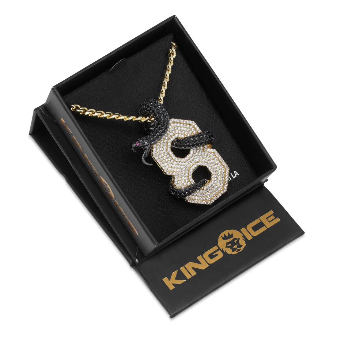 Black Mamba Number 8 Necklace - Image 5