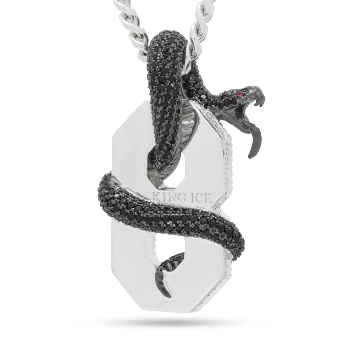 Black Mamba Number 8 Necklace - Image 8