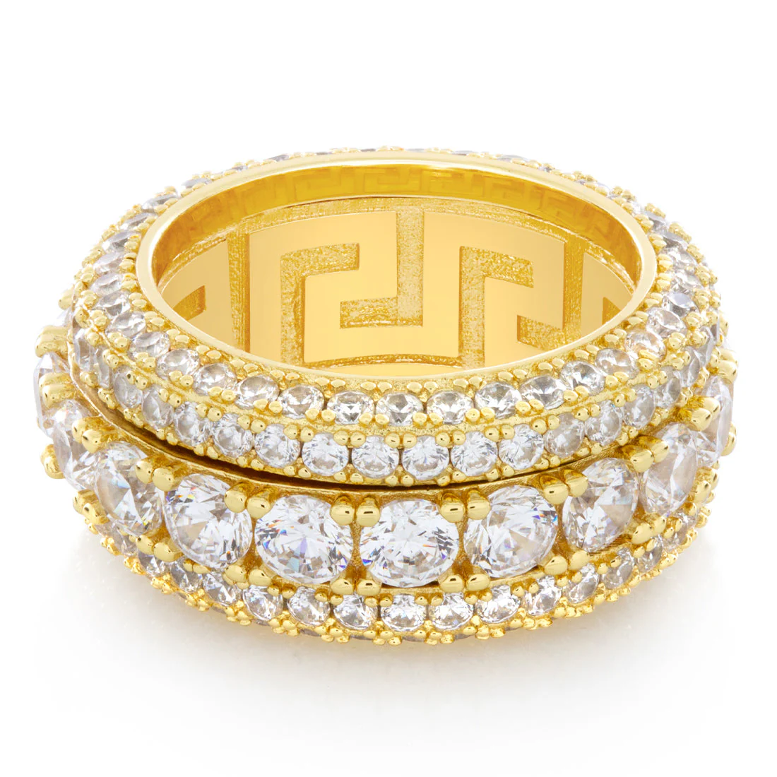 Brilliant-Cut Icy Spinner Ring - Image 2