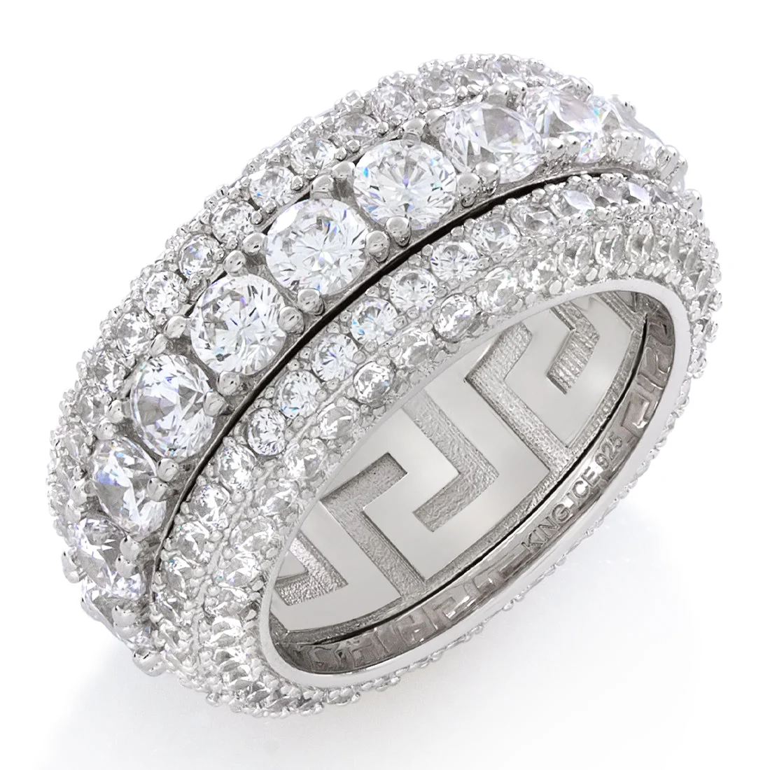 Brilliant-Cut Icy Spinner Ring - Image 5
