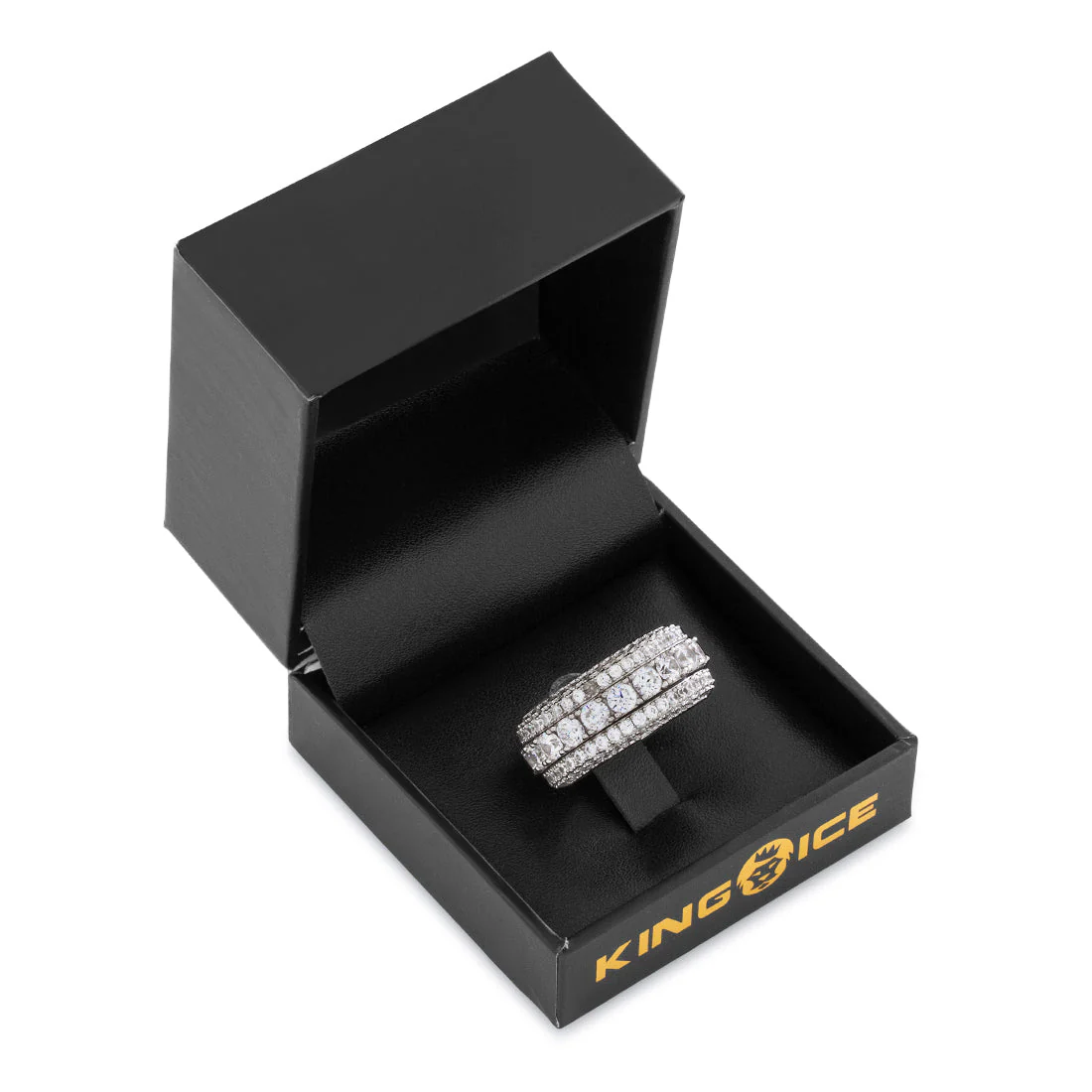 Brilliant-Cut Icy Spinner Ring - Image 6