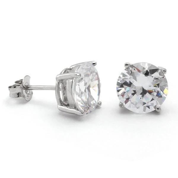 Brilliant-Cut Stud Earrings - Image 3