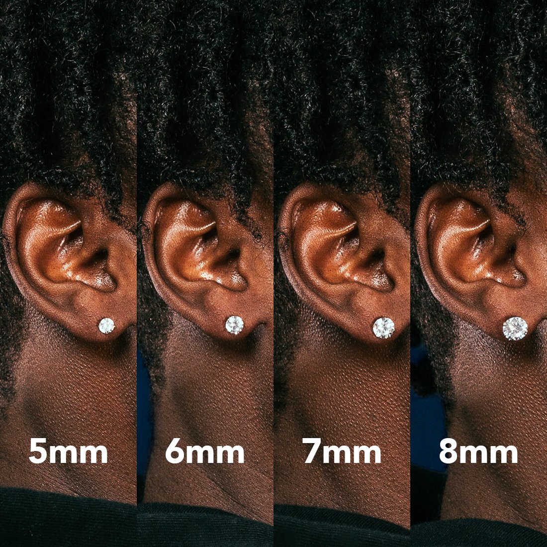 Brilliant-Cut Stud Earrings - Image 6