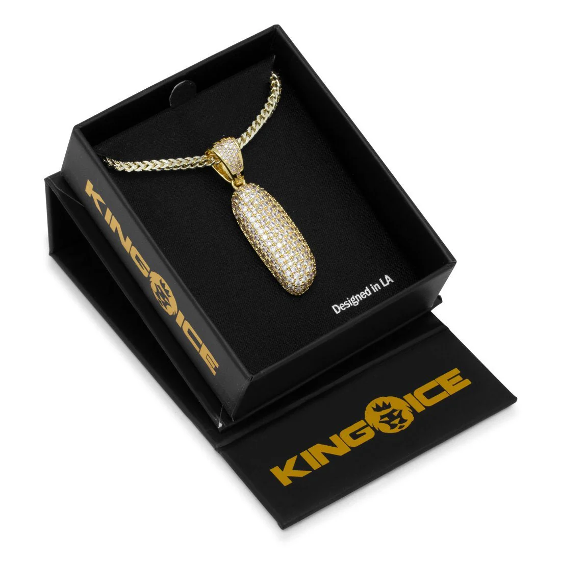 Bubble Letter I Necklace - Image 4