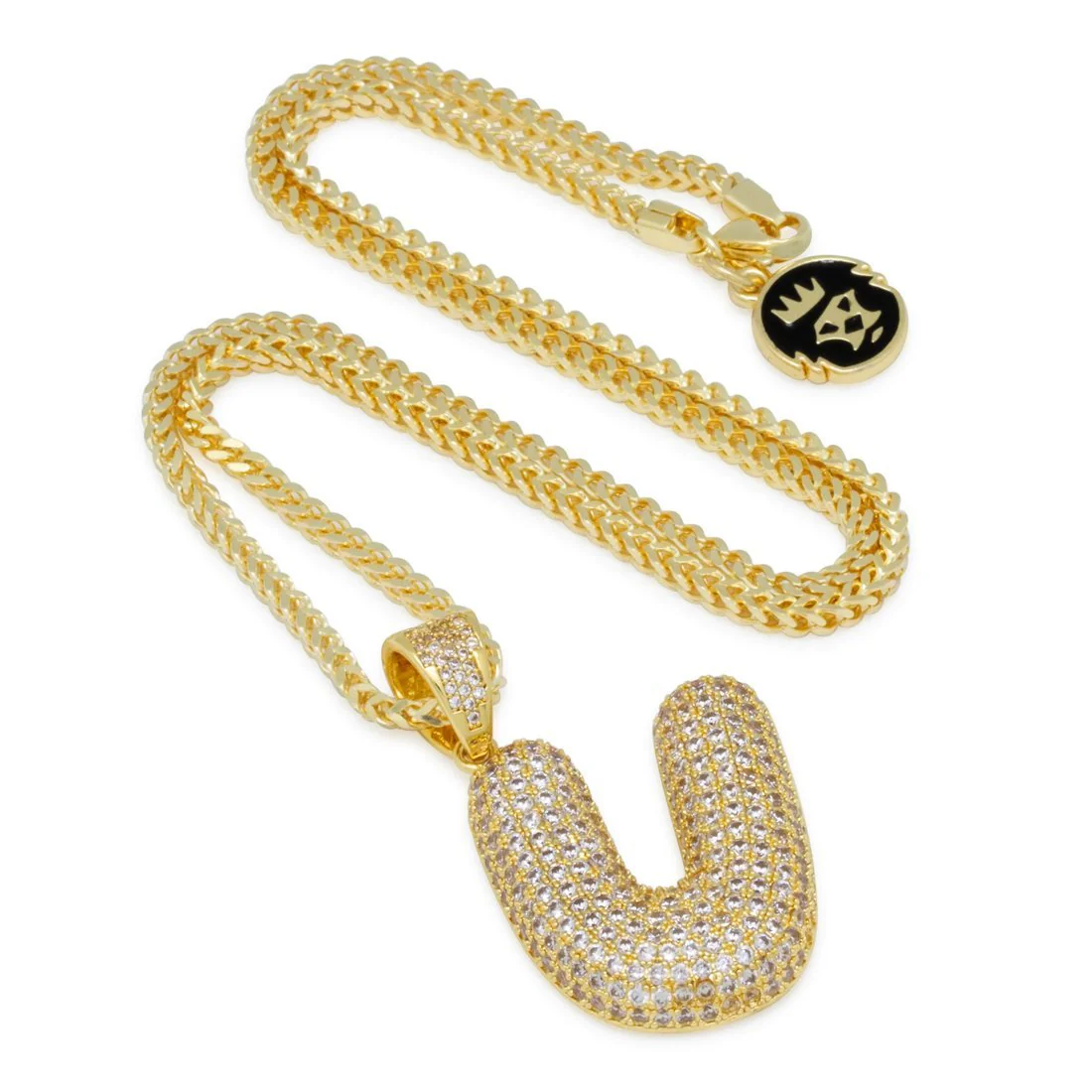 Bubble Letter U Necklace - Image 3