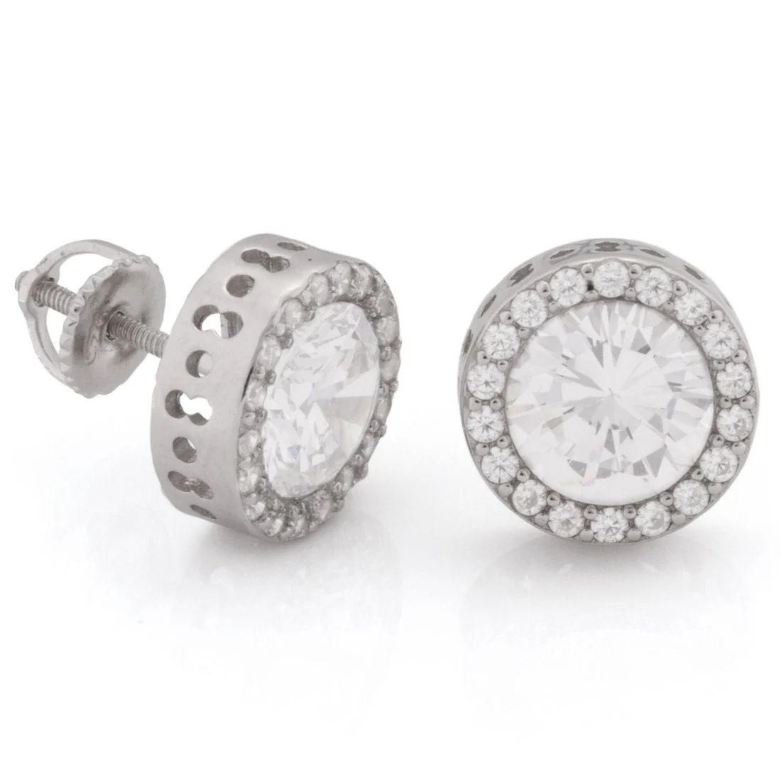 Button Stud Earrings - Image 2