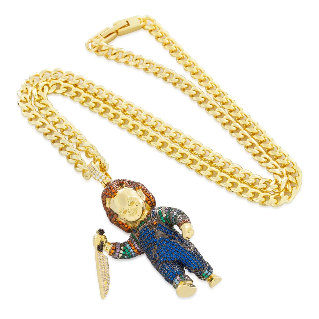 Evil Chucky Doll Necklace - Image 3