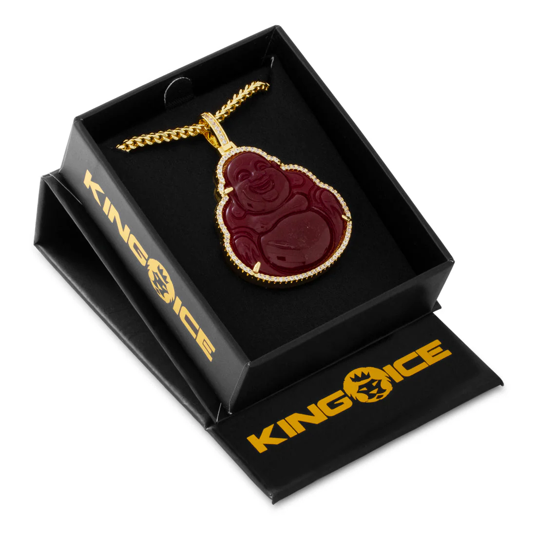 Coral Buddha Necklace - Image 4