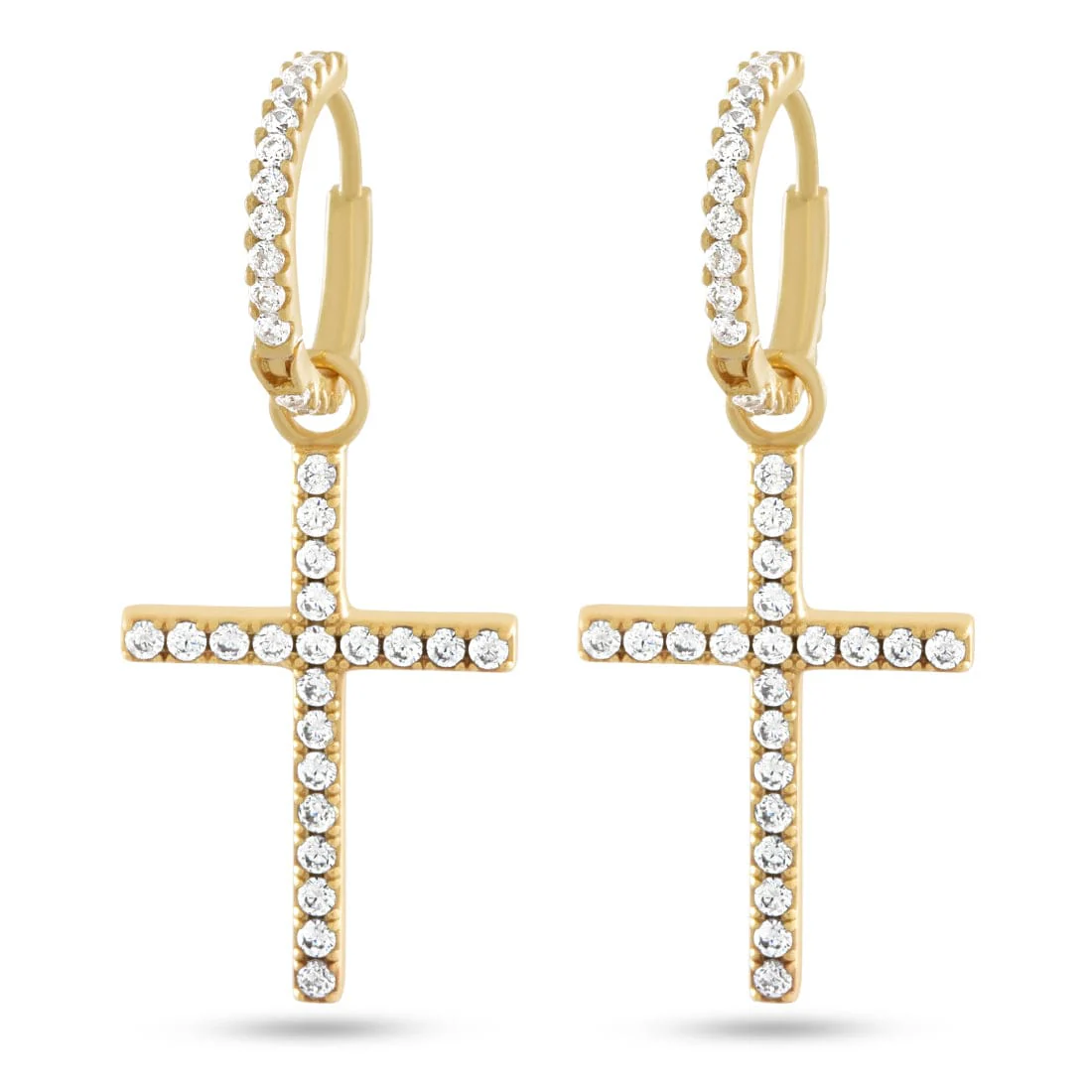 Cross of Centrality Earrings - Image 5