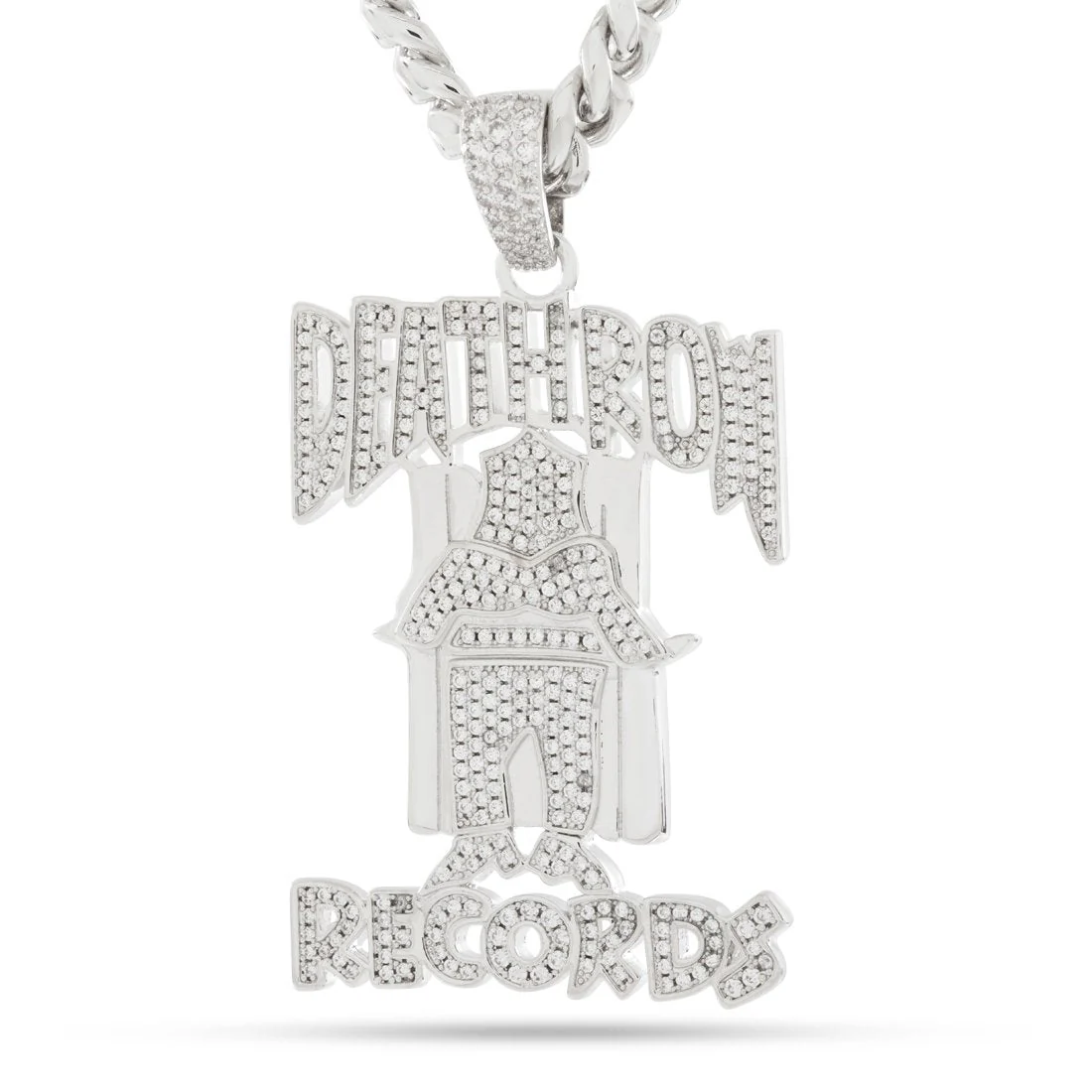 Death Row Records x King Ice - OG Death Row Logo Necklace - Image 6