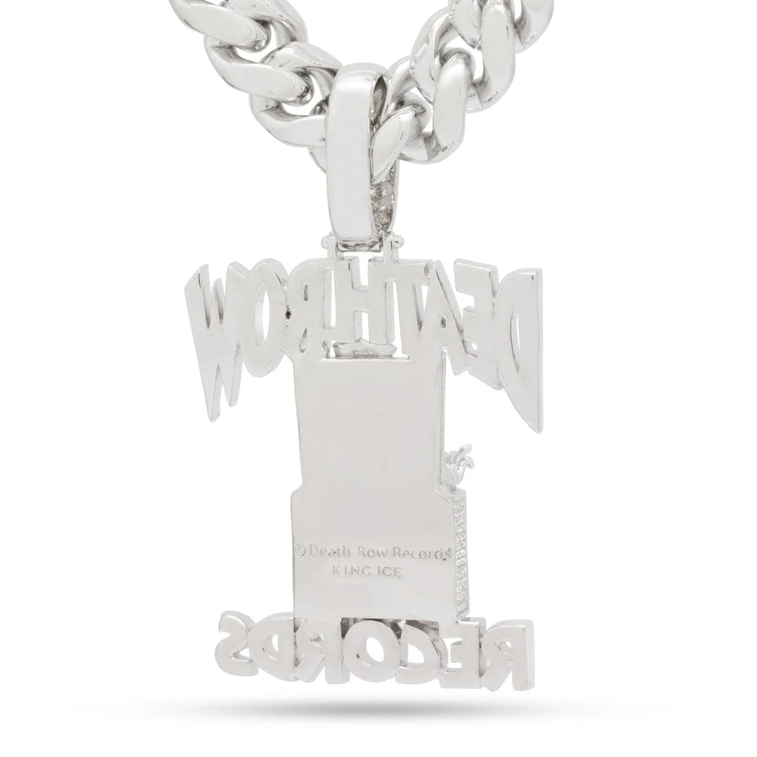 Death Row Records x King Ice - Solid Gold Iced Logo Necklace - Image 26