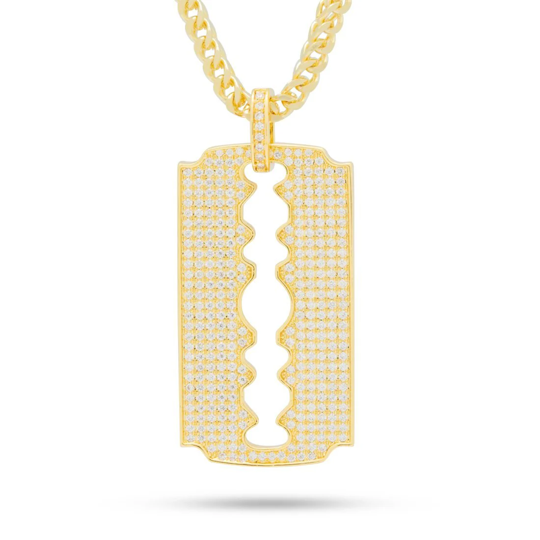 Double-Edge Razor Blade Necklace