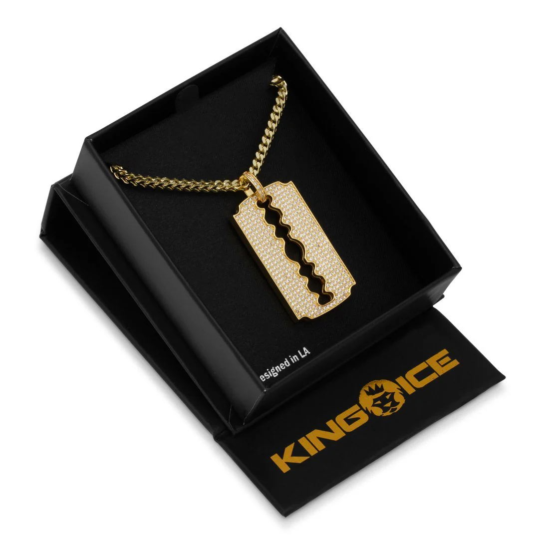Double-Edge Razor Blade Necklace - Image 4