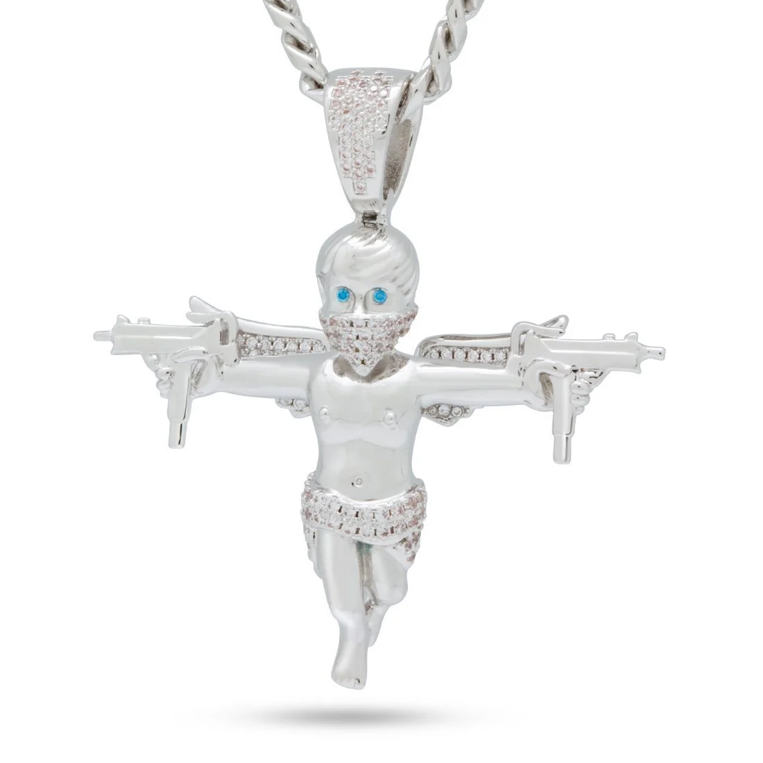 Dual Uzi Angel Necklace - Image 5