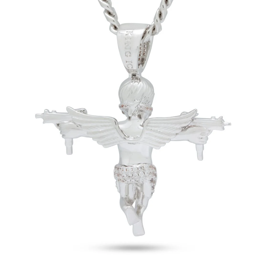 Dual Uzi Angel Necklace - Image 6