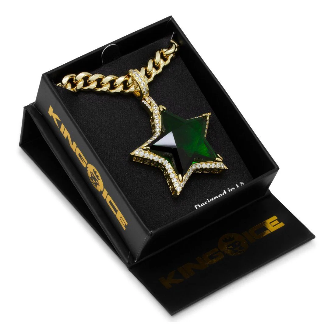 Emerald Star Necklace - Image 4