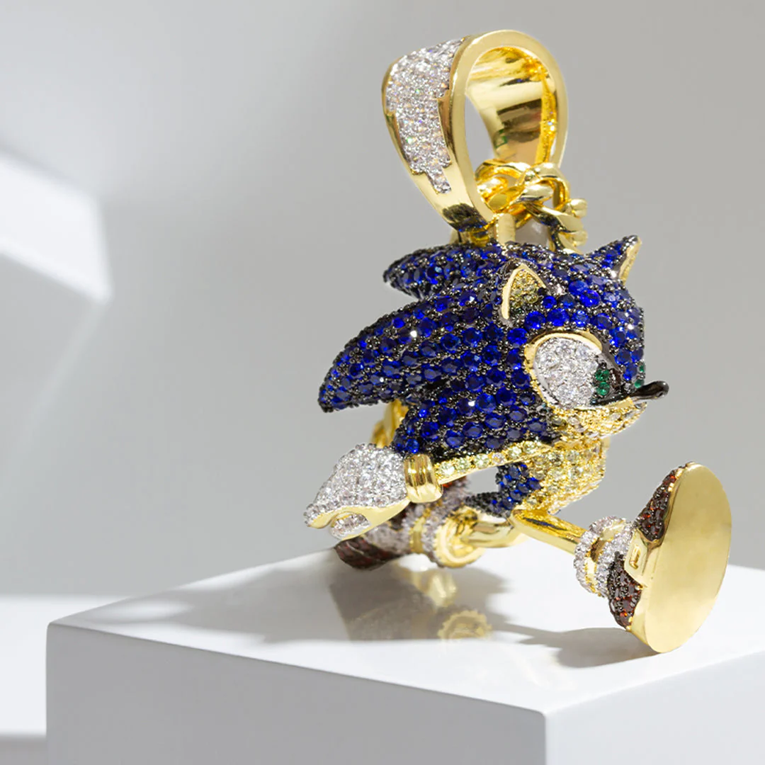 Sonic the Hedgehog x King Ice - Fast Sonic Necklace - Image 4
