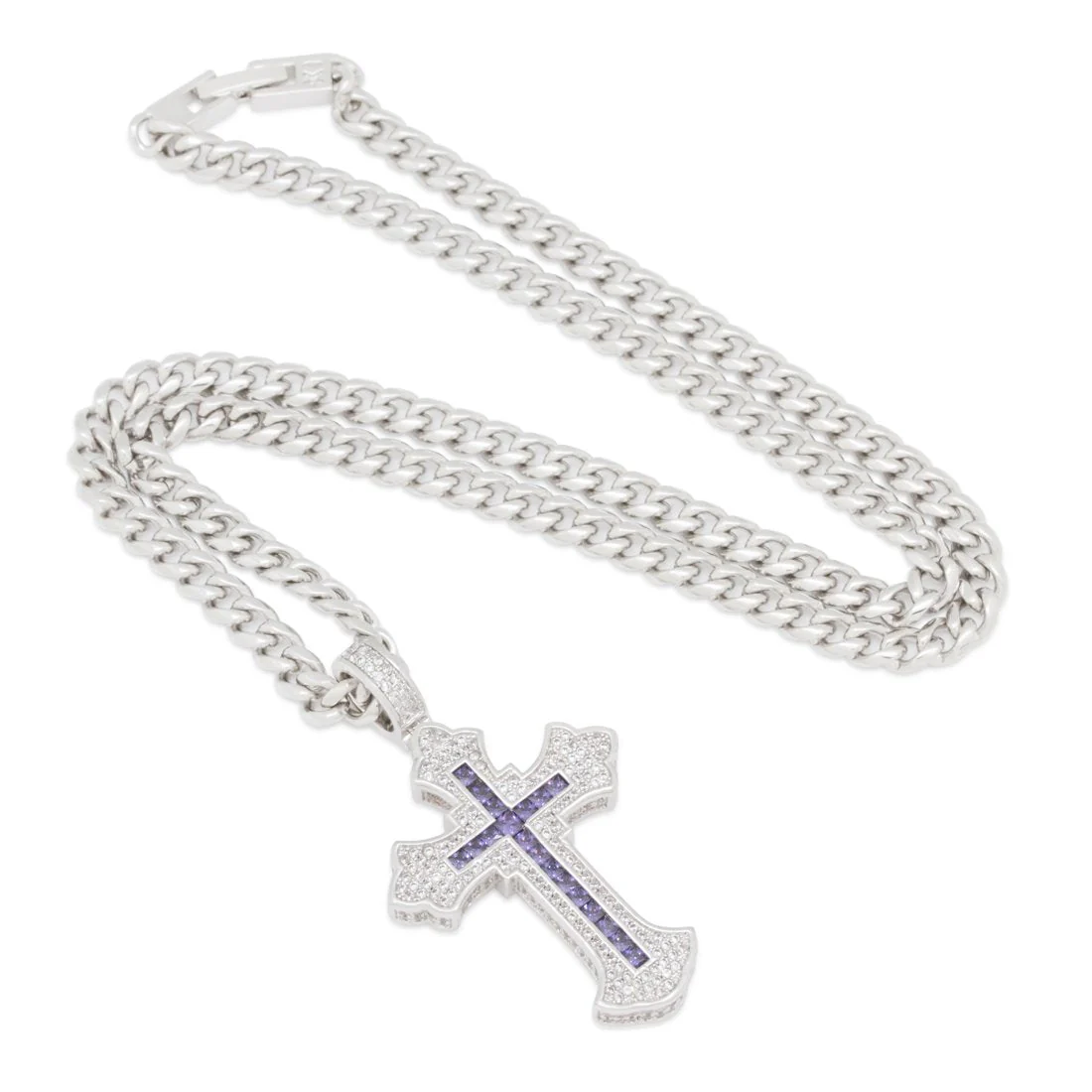 Fleur de Lis Cross Necklace - Image 10