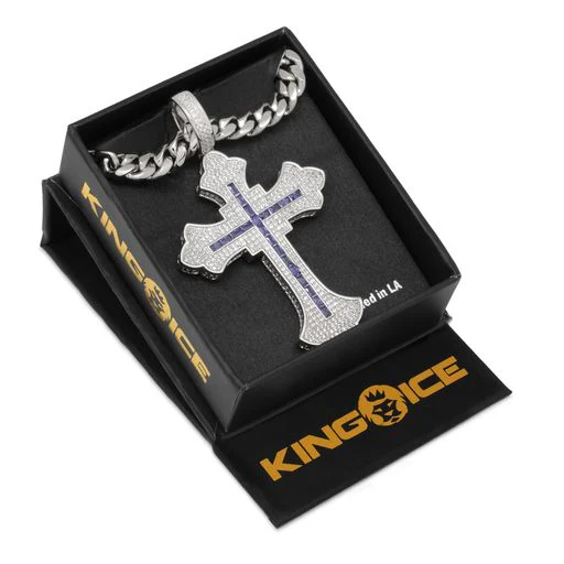Fleur de Lis Cross Necklace - Image 11