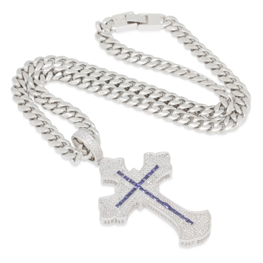 Fleur de Lis Cross Necklace - Image 13