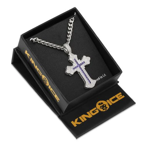 Fleur de Lis Cross Necklace - Image 15