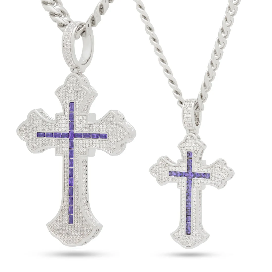 Fleur de Lis Cross Necklace - Image 16