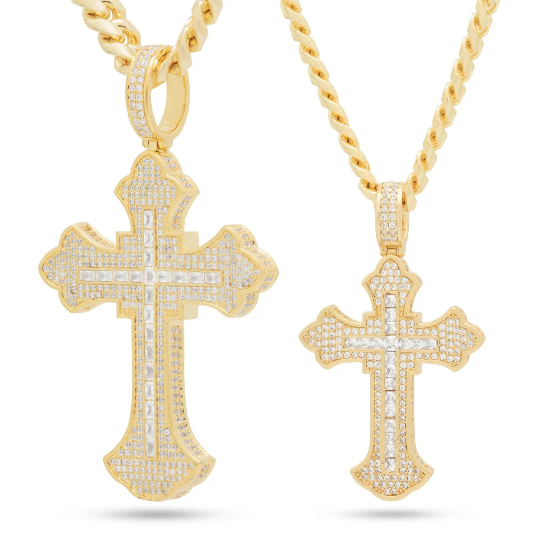Fleur de Lis Cross Necklace - Image 8