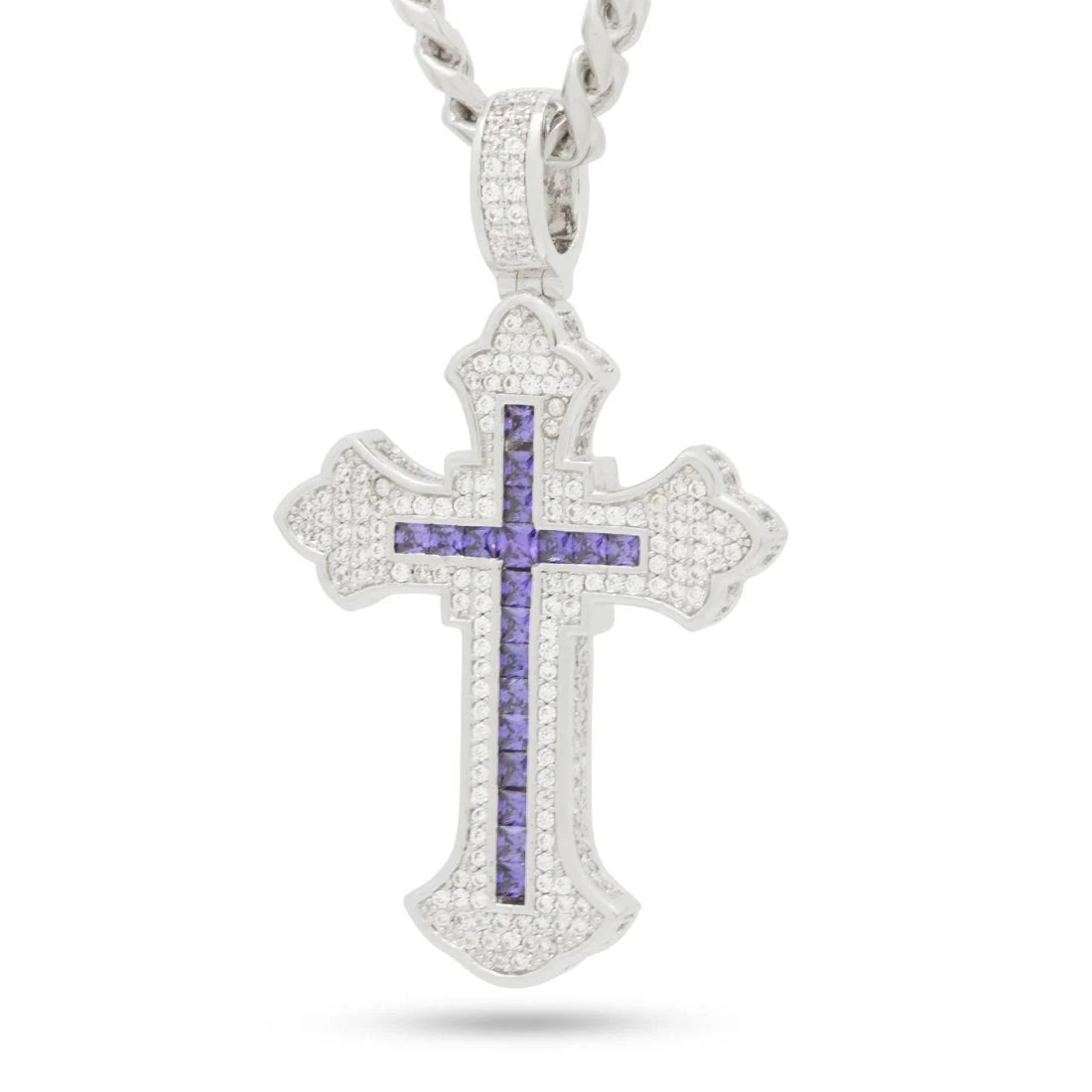 Fleur de Lis Cross Necklace - Image 9