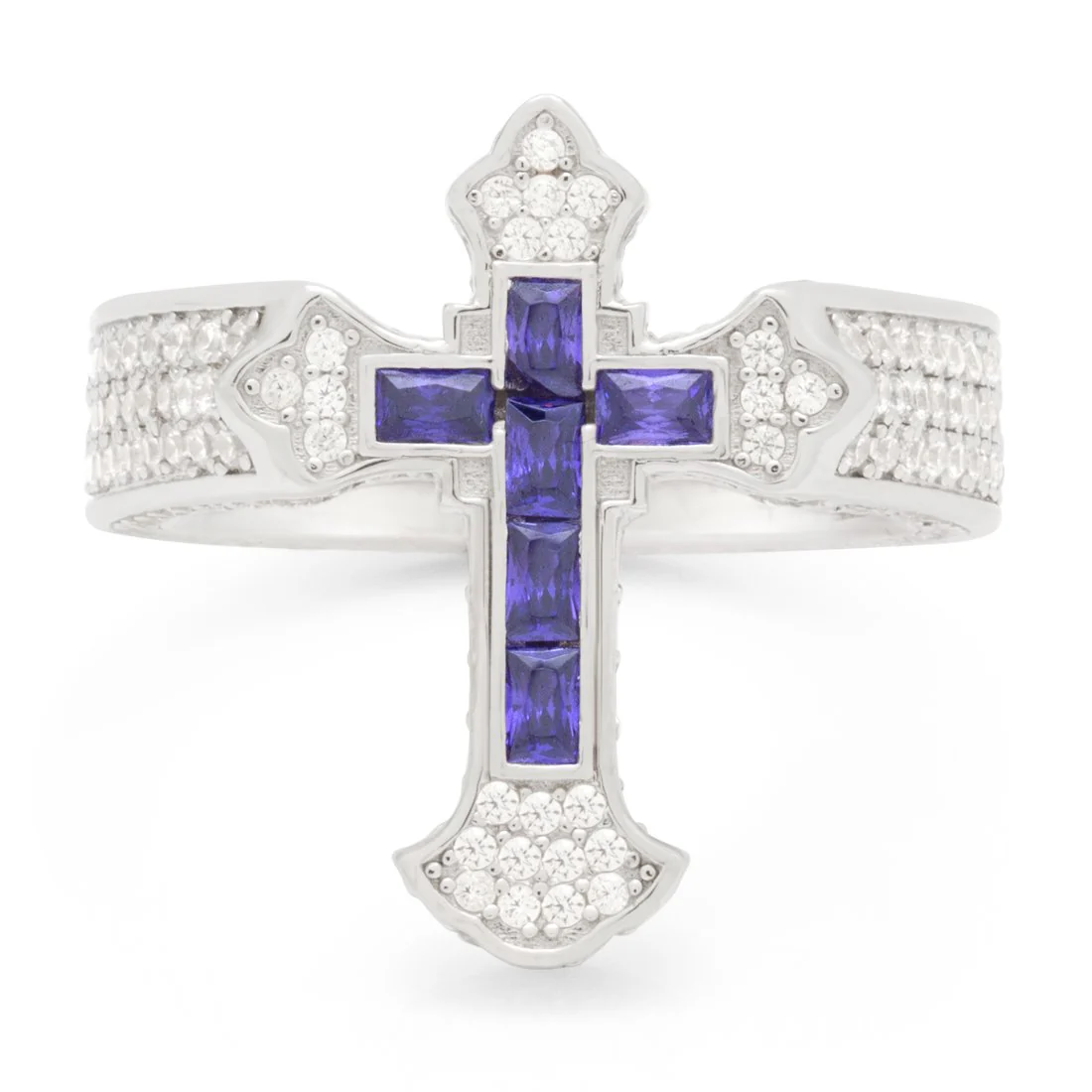 Fleur de Lis Cross Ring - Image 6