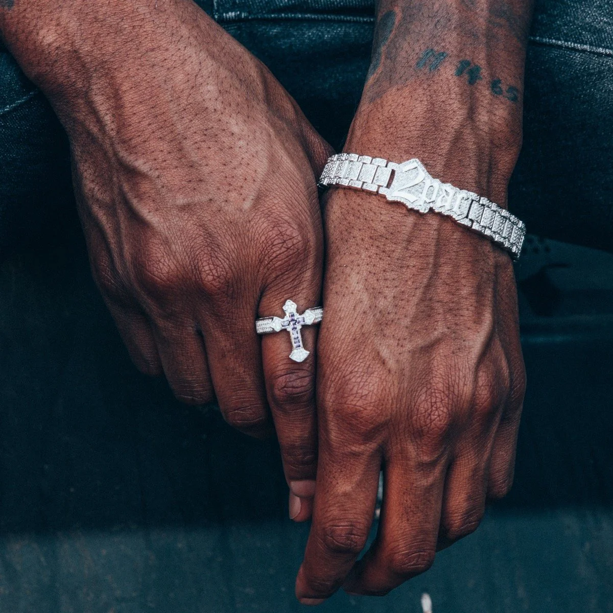 Fleur de Lis Cross Ring - Image 7