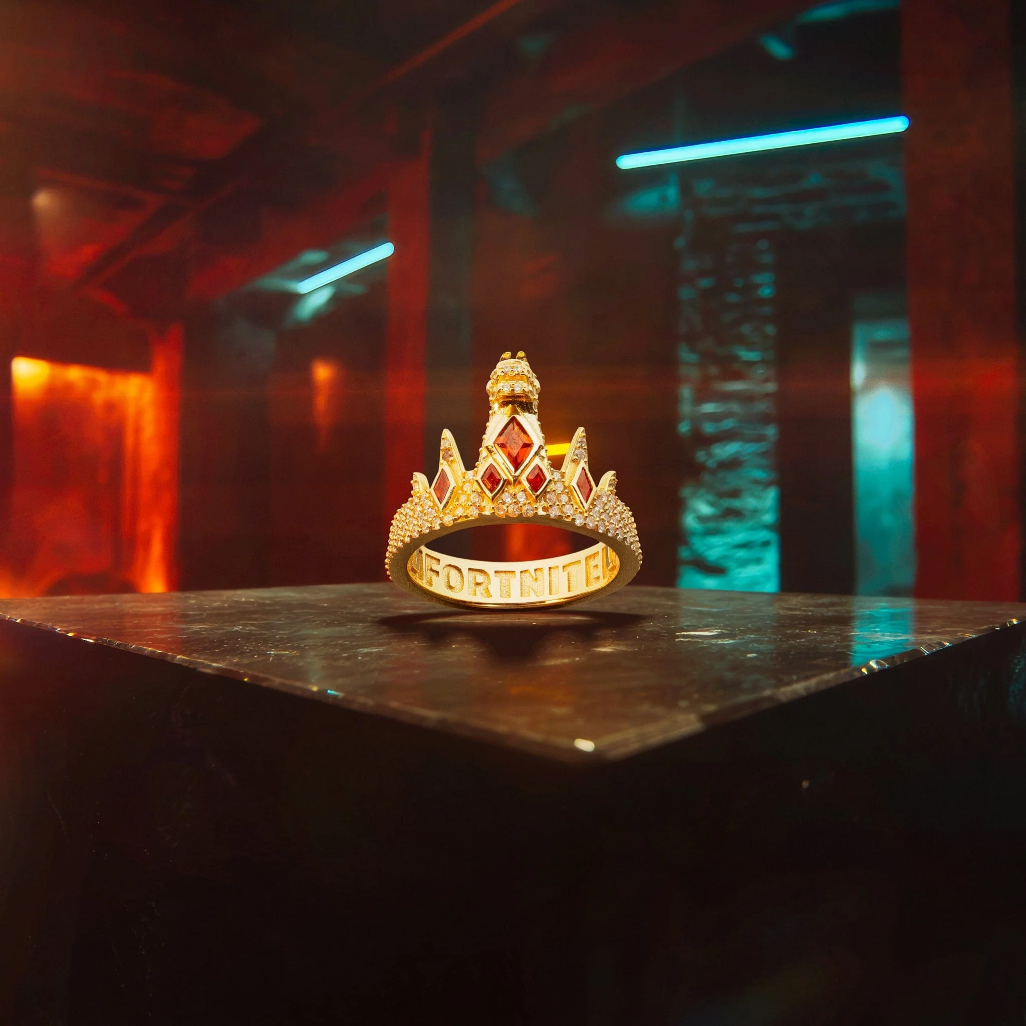 Fortnite x King Ice - Iced Victory Crown Ring