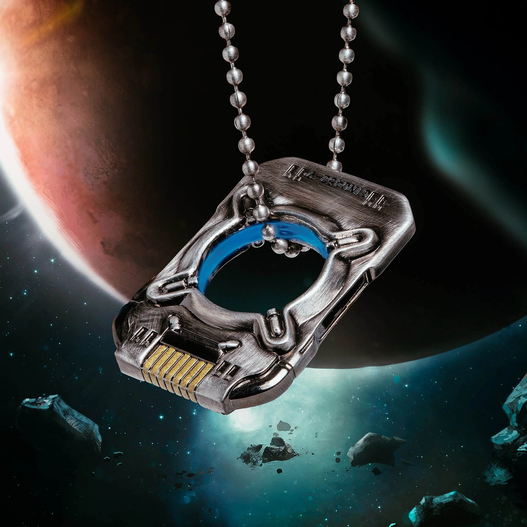 Halo x King Ice - Cortana Chip Necklace