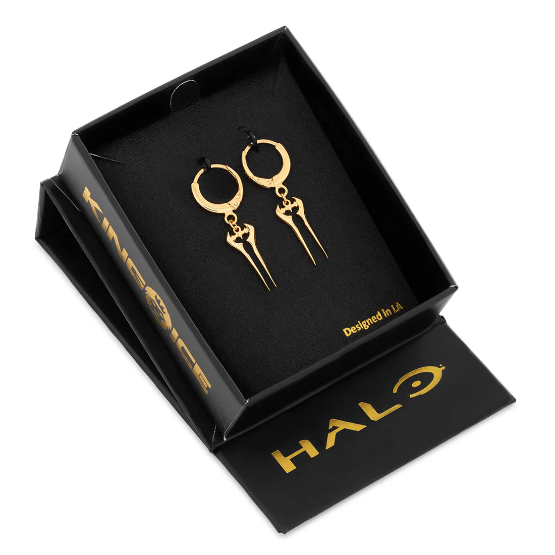 Halo x King Ice - Energy Sword Hanging Earrings - Image 2