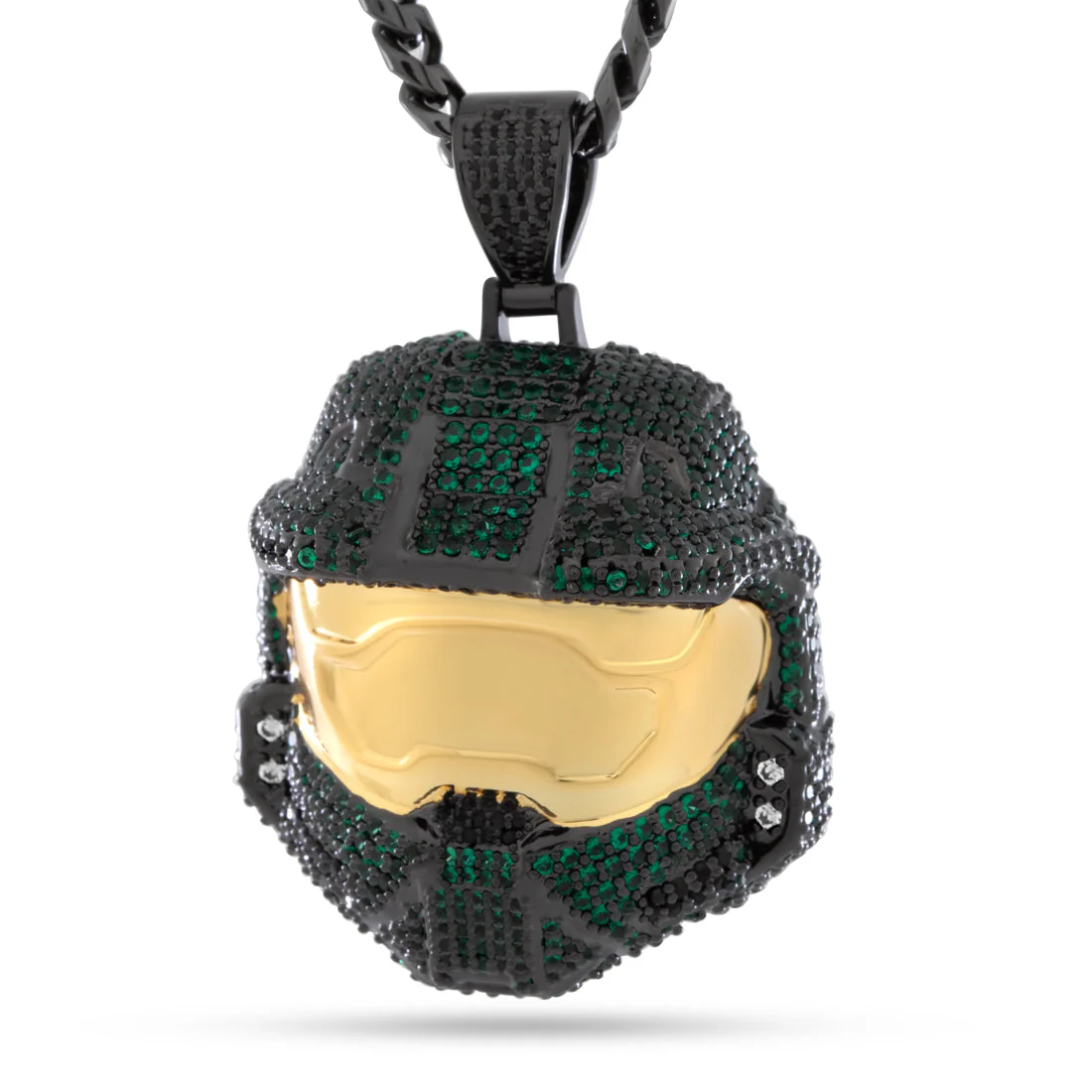 Halo x King Ice - Mark VI Helmet Necklace