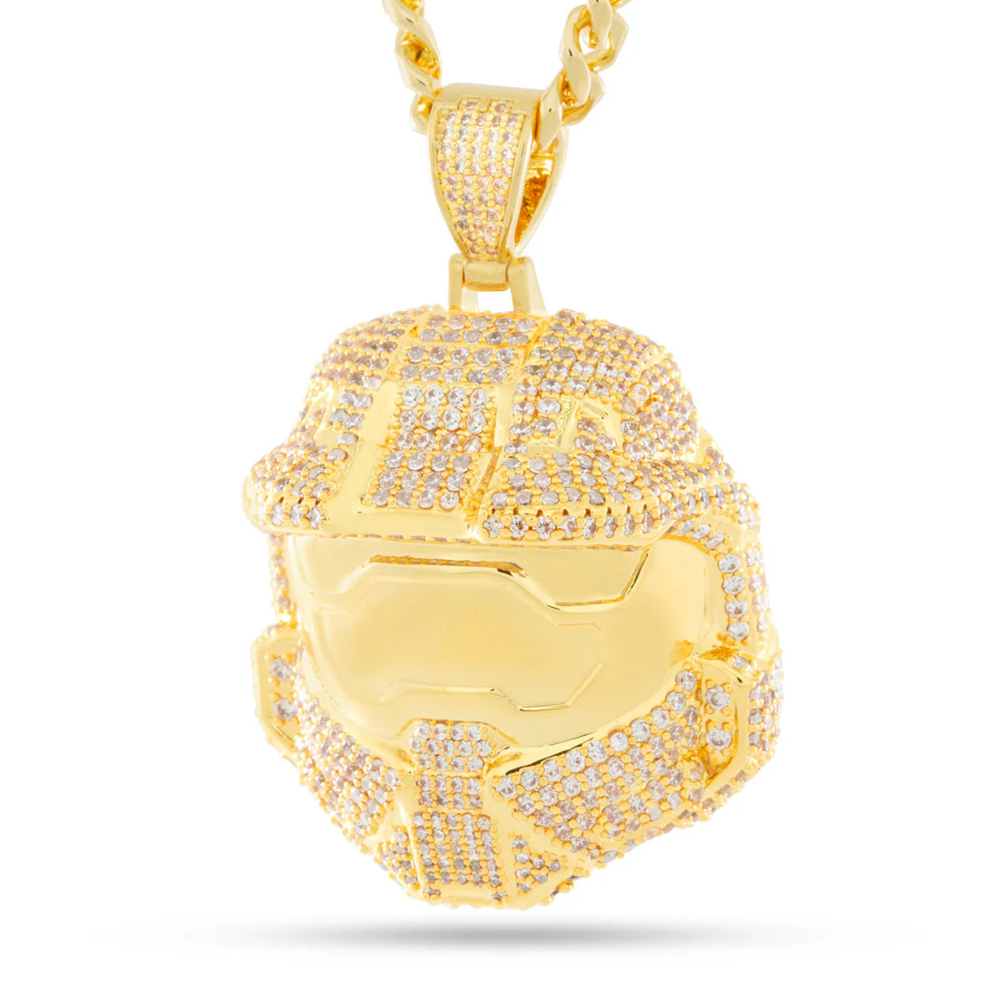 Halo x King Ice - Master Chief Helmet II Necklace