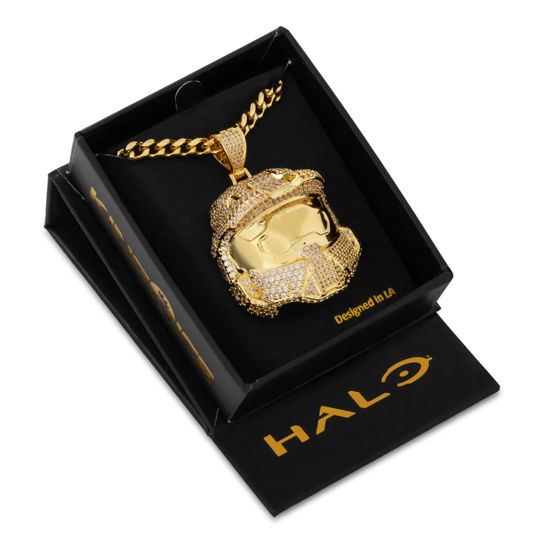 Halo x King Ice - Master Chief Helmet II Necklace - Image 4